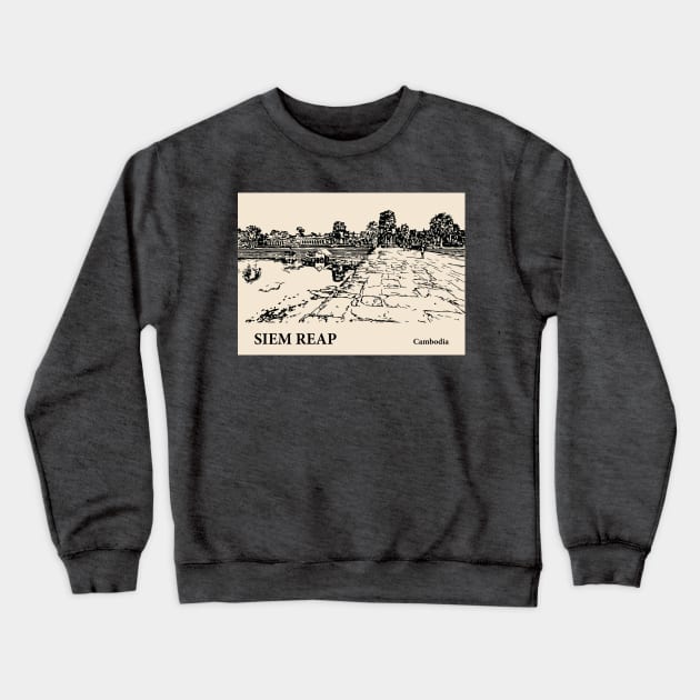 Siem Reap - Cambodia Crewneck Sweatshirt by Lakeric